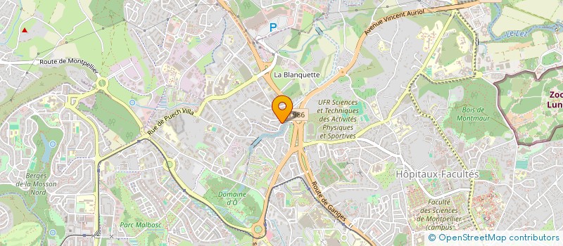 localisation de l'entreprise MONSIEUR BENJAMIN CRIMET à MONTPELLIER