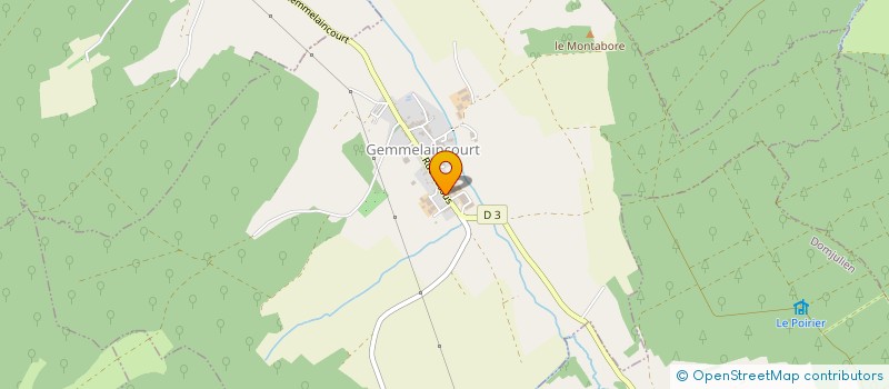 localisation de l'entreprise MONSIEUR BENJAMIN CROISIER  GEMMELAINCOURT