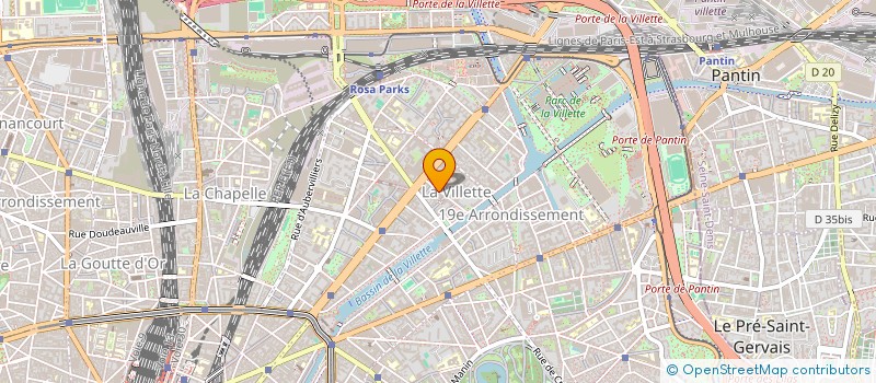 localisation de l'entreprise MONSIEUR BENJAMIN CROLL  PARIS