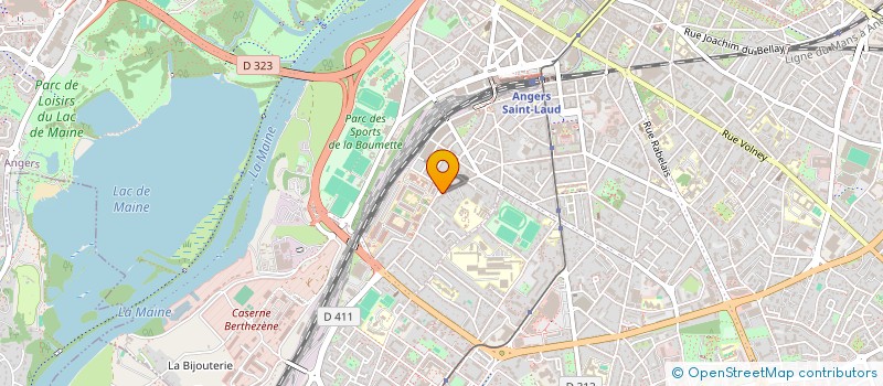 localisation de l'entreprise MONSIEUR BENJAMIN CROUZET à ANGERS