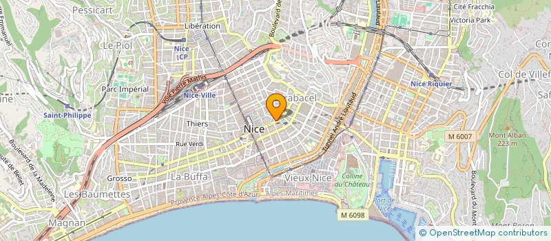 localisation de l'entreprise MONSIEUR BENJAMIN CULIOLI à NICE