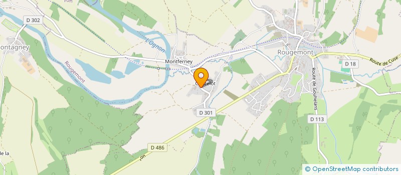 localisation de l'entreprise MONSIEUR BENJAMIN CULOT  ROUGEMONT
