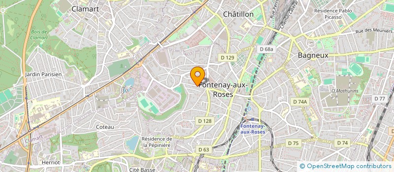 localisation de l'entreprise MONSIEUR BENJAMIN CURMER  FONTENAY-AUX-ROSES