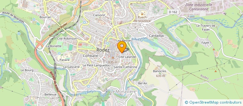 localisation de l'entreprise MONSIEUR BENJAMIN DA COSTA à RODEZ