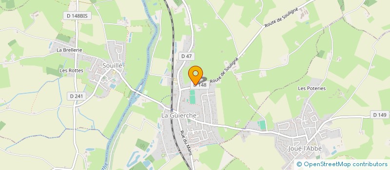 localisation de l'entreprise MONSIEUR BENJAMIN DA SILVA OLIVEIRA  LA GUIERCHE