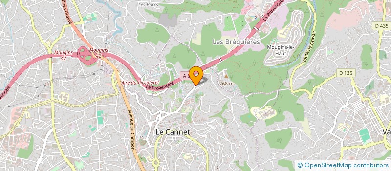 localisation de l'entreprise MONSIEUR BENJAMIN DAGUERRE à LE CANNET