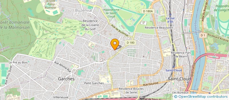 localisation de l'entreprise MONSIEUR BENJAMIN DAHMAN à GARCHES