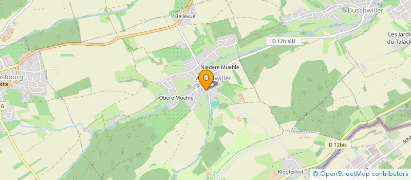 localisation de l'entreprise MONSIEUR BENJAMIN DAIMEE  WENTZWILLER