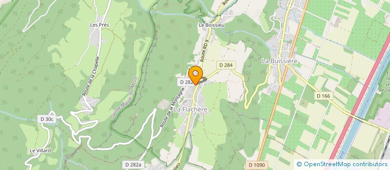 localisation de l'entreprise MONSIEUR BENJAMIN DALBION  LA FLACHERE