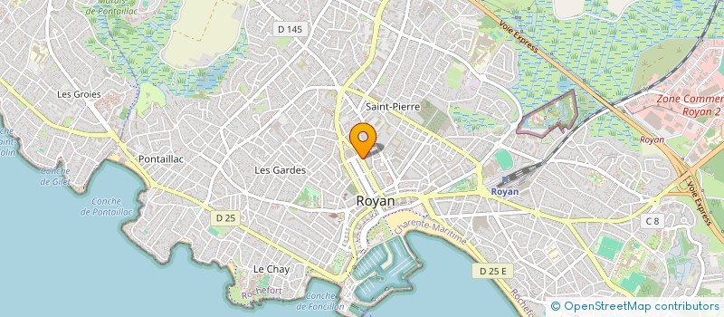 localisation de l'entreprise MONSIEUR BENJAMIN DAMESTOY  ROYAN