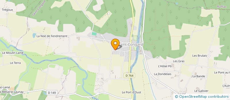 localisation de l'entreprise MONSIEUR BENJAMIN DANILO  SAINT-CONGARD