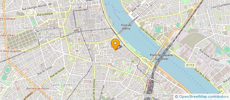 localisation de l'entreprise MONSIEUR BENJAMIN DARIOUCH  BORDEAUX