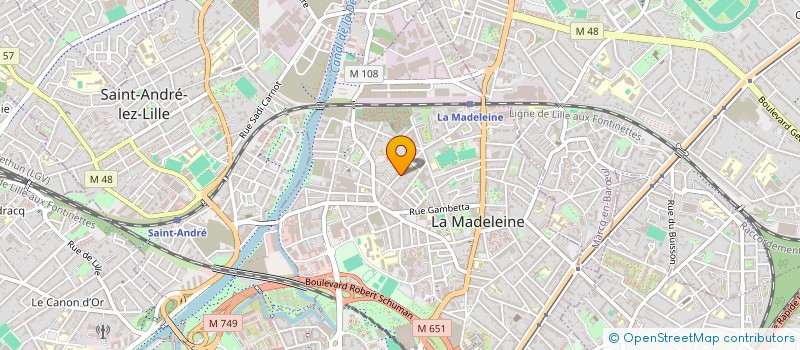 localisation de l'entreprise MONSIEUR BENJAMIN DARQUES à LA MADELEINE