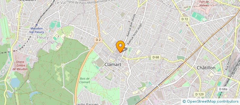 localisation de l'entreprise MONSIEUR BENJAMIN DARRASSE à CLAMART