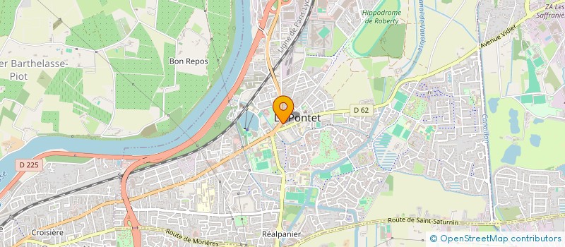 localisation de l'entreprise MONSIEUR BENJAMIN DARRIOULAT  LE PONTET