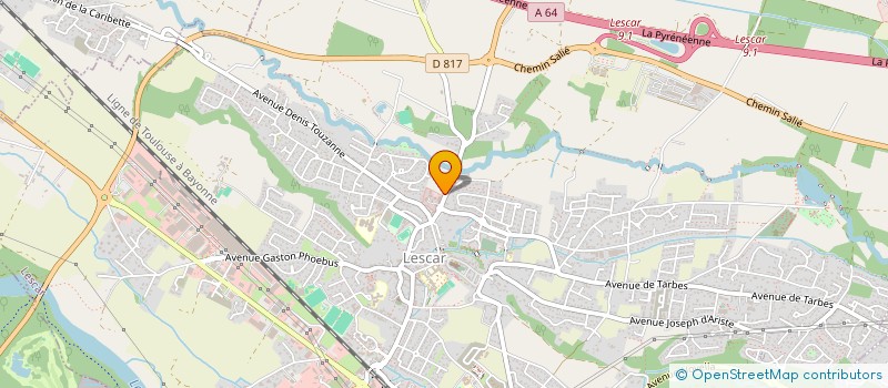 localisation de l'entreprise MONSIEUR BENJAMIN DARZACQ  LESCAR