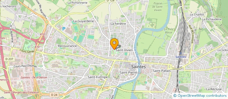 localisation de l'entreprise MONSIEUR BENJAMIN DASSONVILLE  SAINTES