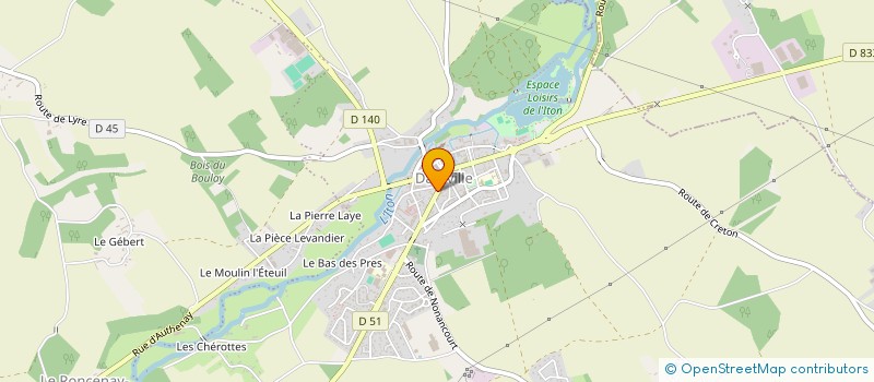 localisation de l'entreprise MONSIEUR BENJAMIN DAUPLET  MESNILS-SUR-ITON