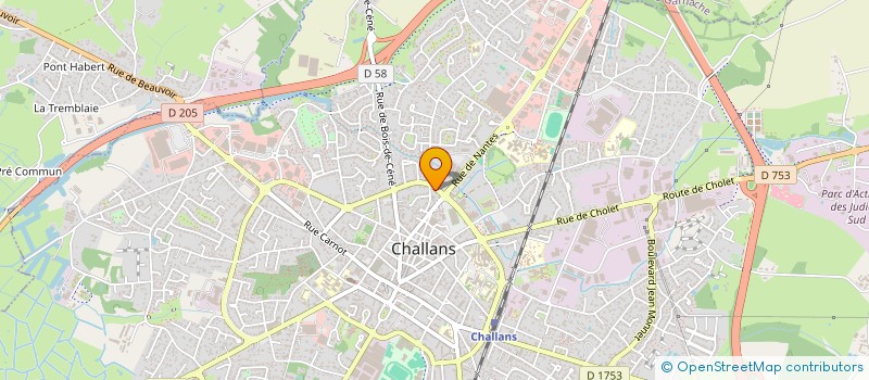 localisation de l'entreprise MONSIEUR BENJAMIN DAVID à CHALLANS