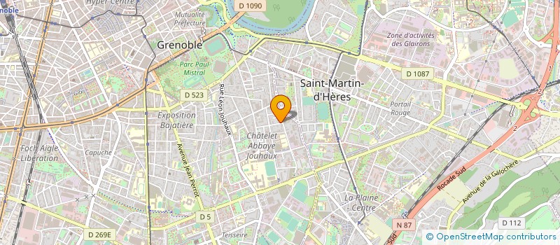 localisation de l'entreprise MONSIEUR BENJAMIN DAVID à GRENOBLE