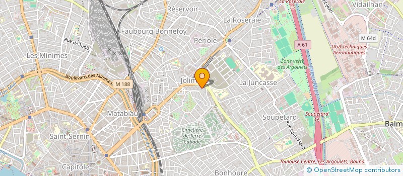 localisation de l'entreprise MONSIEUR BENJAMIN DE LA CALLE TOUTI à TOULOUSE