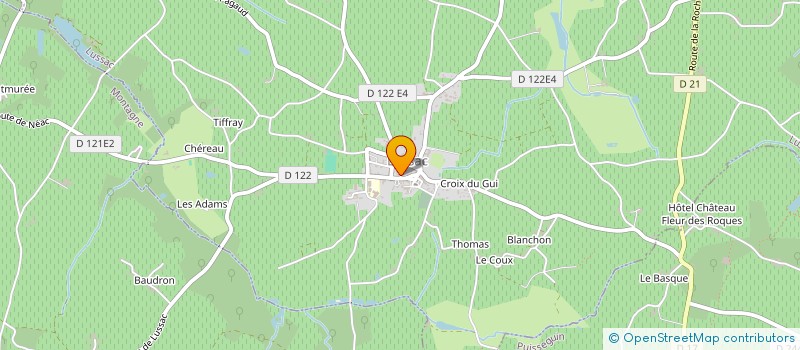 localisation de l'entreprise MONSIEUR BENJAMIN DE LAFUENTE à LUSSAC