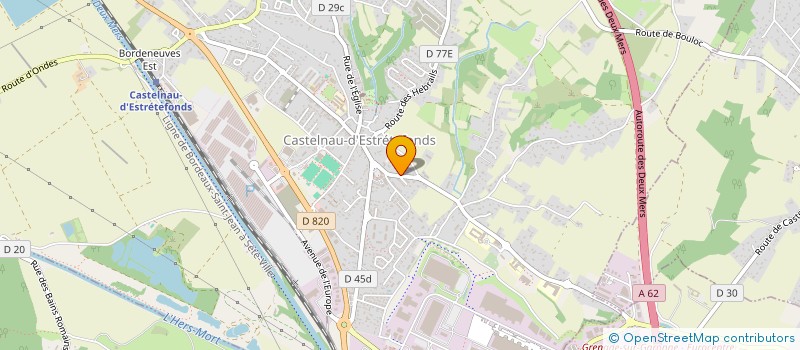 localisation de l'entreprise MONSIEUR BENJAMIN DE OLIVEIRA  CASTELNAU-D'ESTRETEFONDS