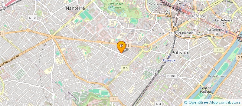 localisation de l'entreprise MONSIEUR BENJAMIN DE ROYS DE LEDIGNAN SAINT-MICHEL  NANTERRE