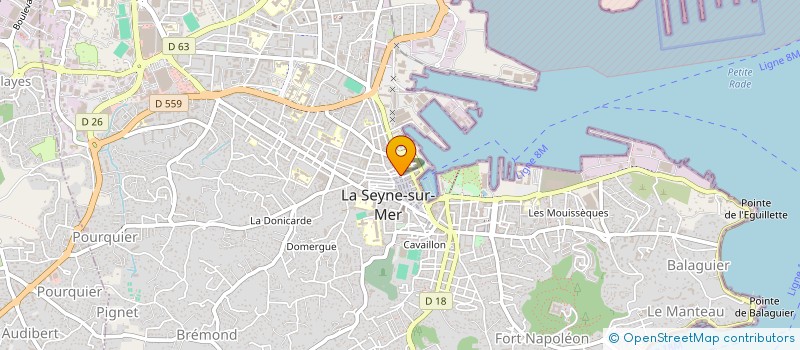 localisation de l'entreprise MONSIEUR BENJAMIN DE SAINT-LAURENT à LA SEYNE-SUR-MER