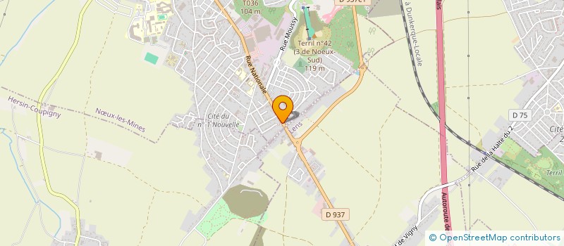 localisation de l'entreprise MONSIEUR BENJAMIN DE SLOOVERE  NOEUX LES MINES