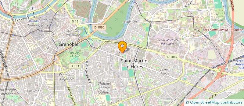 localisation de l'entreprise MONSIEUR BENJAMIN DE WIT à SAINT-MARTIN-D'HERES