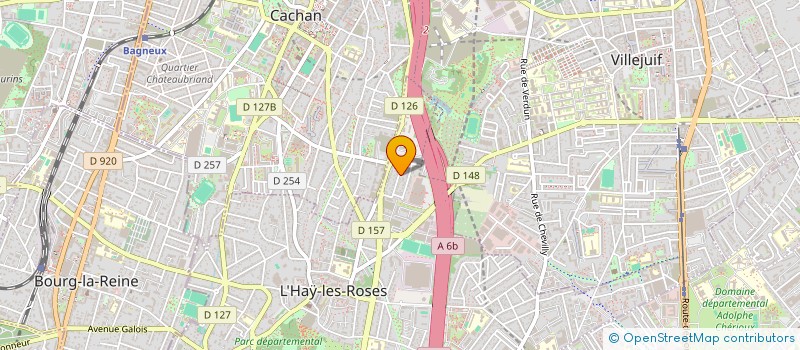 localisation de l'entreprise MONSIEUR BENJAMIN DEBBAH  MONTROUGE