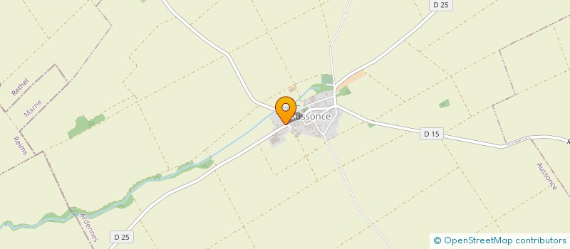 localisation de l'entreprise MONSIEUR BENJAMIN DEBEUSSCHER  AUSSONCE