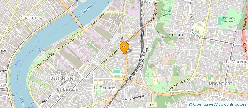 localisation de l'entreprise MONSIEUR BENJAMIN DEBIAIS  BORDEAUX