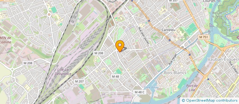 localisation de l'entreprise MONSIEUR BENJAMIN DECLE  LILLE