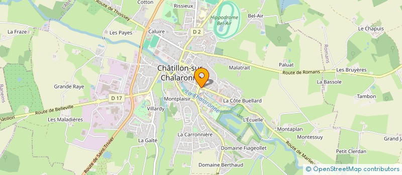 localisation de l'entreprise MONSIEUR BENJAMIN DEJOURS à CHATILLON-SUR-CHALARONNE