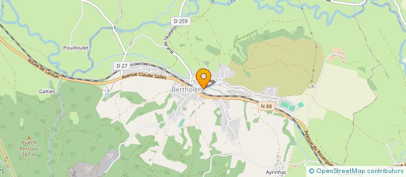 localisation de l'entreprise MONSIEUR BENJAMIN DEL TORO à BERTHOLENE