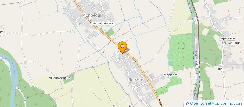 localisation de l'entreprise MONSIEUR BENJAMIN DELABARRE-THOMPSON  LA VILLE DIEU DU TEMPLE