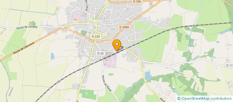 localisation de l'entreprise MONSIEUR BENJAMIN DELAIR  THURET