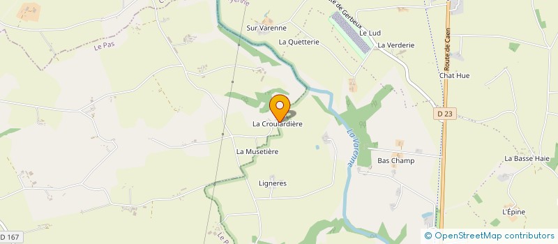 localisation de l'entreprise MONSIEUR BENJAMIN DELAIS  LA HAIE-TRAVERSAINE