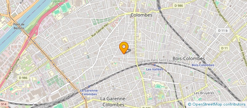 localisation de l'entreprise MONSIEUR BENJAMIN DELALLEAU à COLOMBES