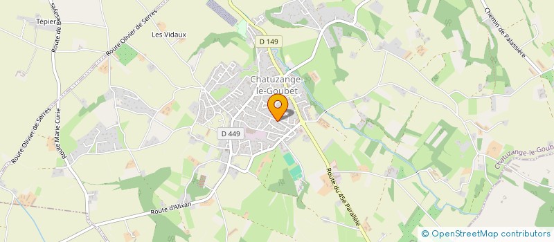 localisation de l'entreprise MONSIEUR BENJAMIN DELAPORTE  ROMANS-SUR-ISERE