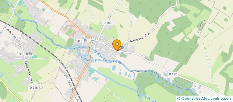 localisation de l'entreprise MONSIEUR BENJAMIN DELATTRE  FONTAINE-SUR-SOMME