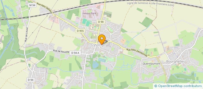 localisation de l'entreprise MONSIEUR BENJAMIN DELECOURT  CYSOING