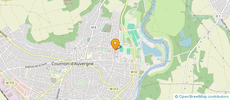 localisation de l'entreprise MONSIEUR BENJAMIN DELERY PIQUELLE  COURNON-D'AUVERGNE