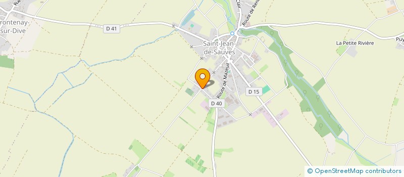 localisation de l'entreprise MONSIEUR BENJAMIN DELIGEON  SAINT-JEAN-DE-SAUVES