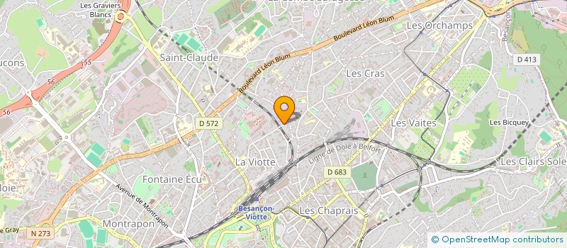 localisation de l'entreprise MONSIEUR BENJAMIN DELL ANNA à BESANCON
