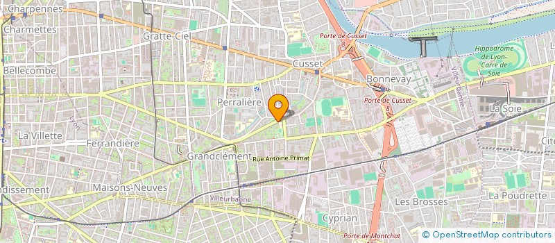 localisation de l'entreprise MONSIEUR BENJAMIN DELOBELLE  VILLEURBANNE