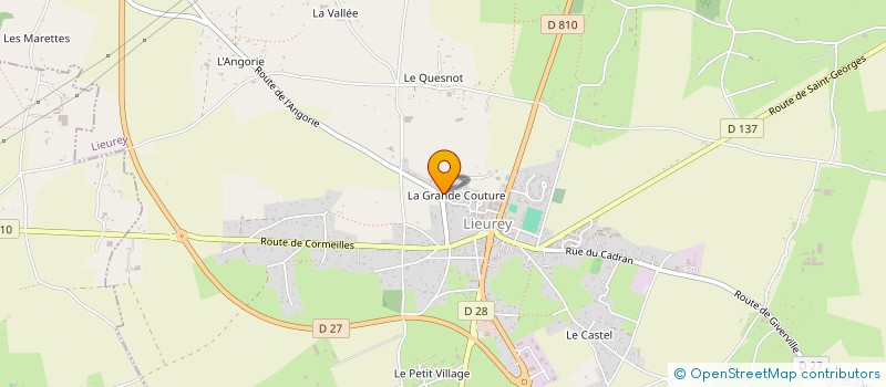 localisation de l'entreprise MONSIEUR BENJAMIN DELOUYE  LIEUREY