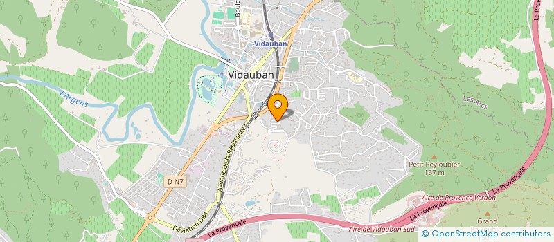 localisation de l'entreprise MONSIEUR BENJAMIN DELPEY  VIDAUBAN